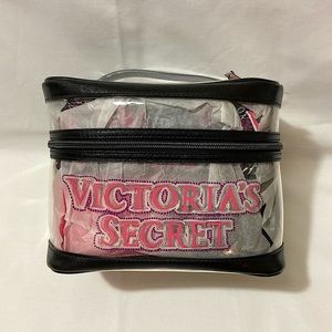 Victorias Secret 3 in 1 Beauty Bag Clear Cosmetic Makeup Case